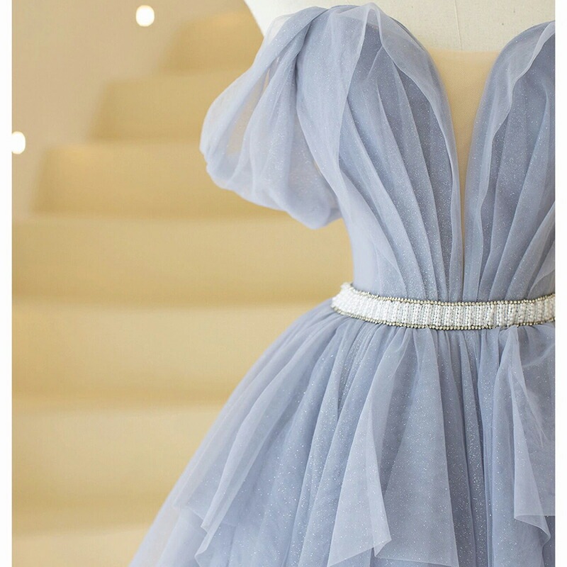 カラードレスノースリーブ ロングドレス オフショルダー 前撮りドレス 披露宴 Aラインドレス 結婚式 花嫁 パーティードレス パール フォーマルドレス ステージ衣装 編み上げタイプ 演奏会用ドレス 撮