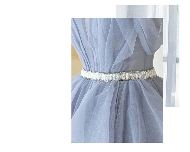 カラードレスノースリーブ ロングドレス オフショルダー 前撮りドレス 披露宴 Aラインドレス 結婚式 花嫁 パーティードレス パール フォーマルドレス ステージ衣装 編み上げタイプ 演奏会用ドレス 撮