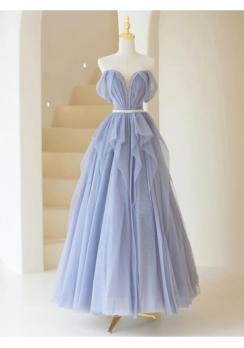 カラードレスノースリーブ ロングドレス オフショルダー 前撮りドレス 披露宴 Aラインドレス 結婚式 花嫁 パーティードレス パール フォーマルドレス ステージ衣装 編み上げタイプ 演奏会用ドレス 撮