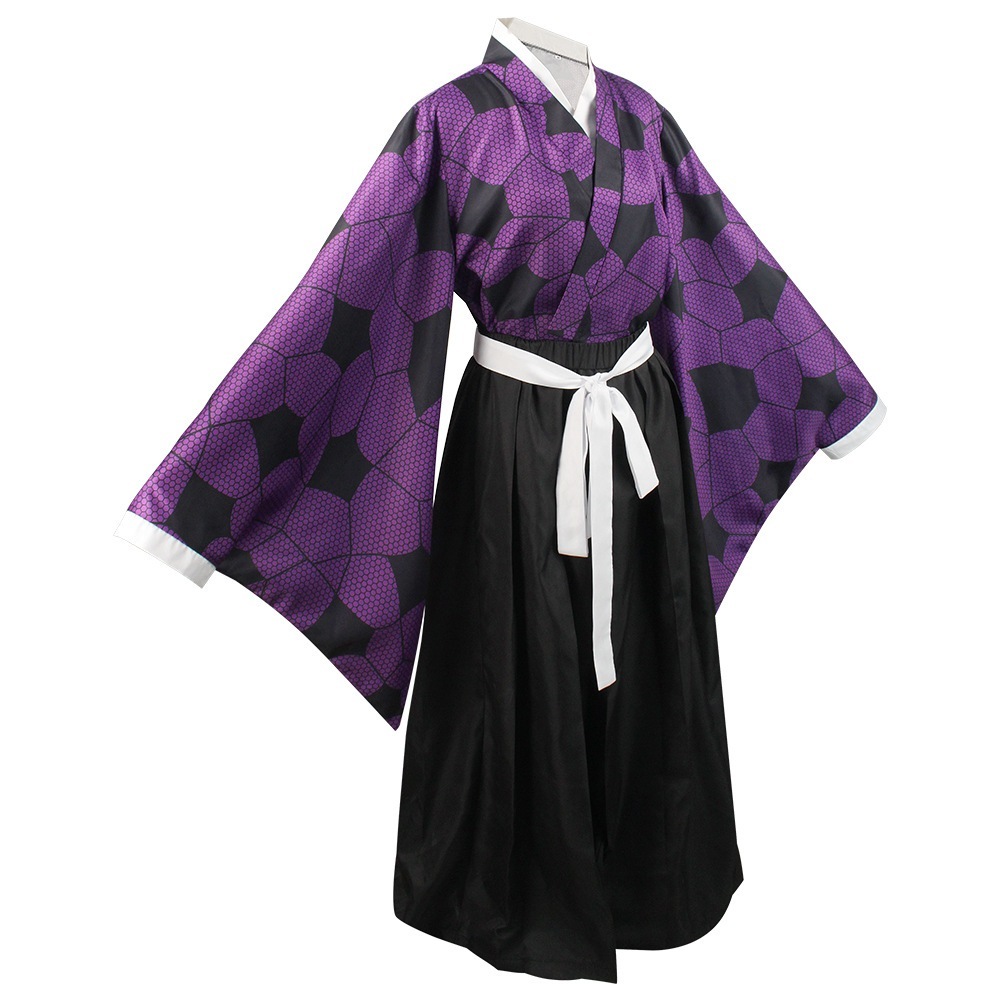 巻き黒死牟cos服舞台演技服着物黒死牟cos服