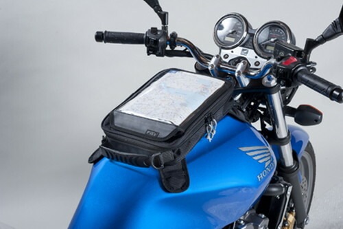 タナックス (TANAX) バイク用 マップバッグ モトフィズ(MOTOFIZZ) 合皮ブラック MFK-167 (容量3.3L)
