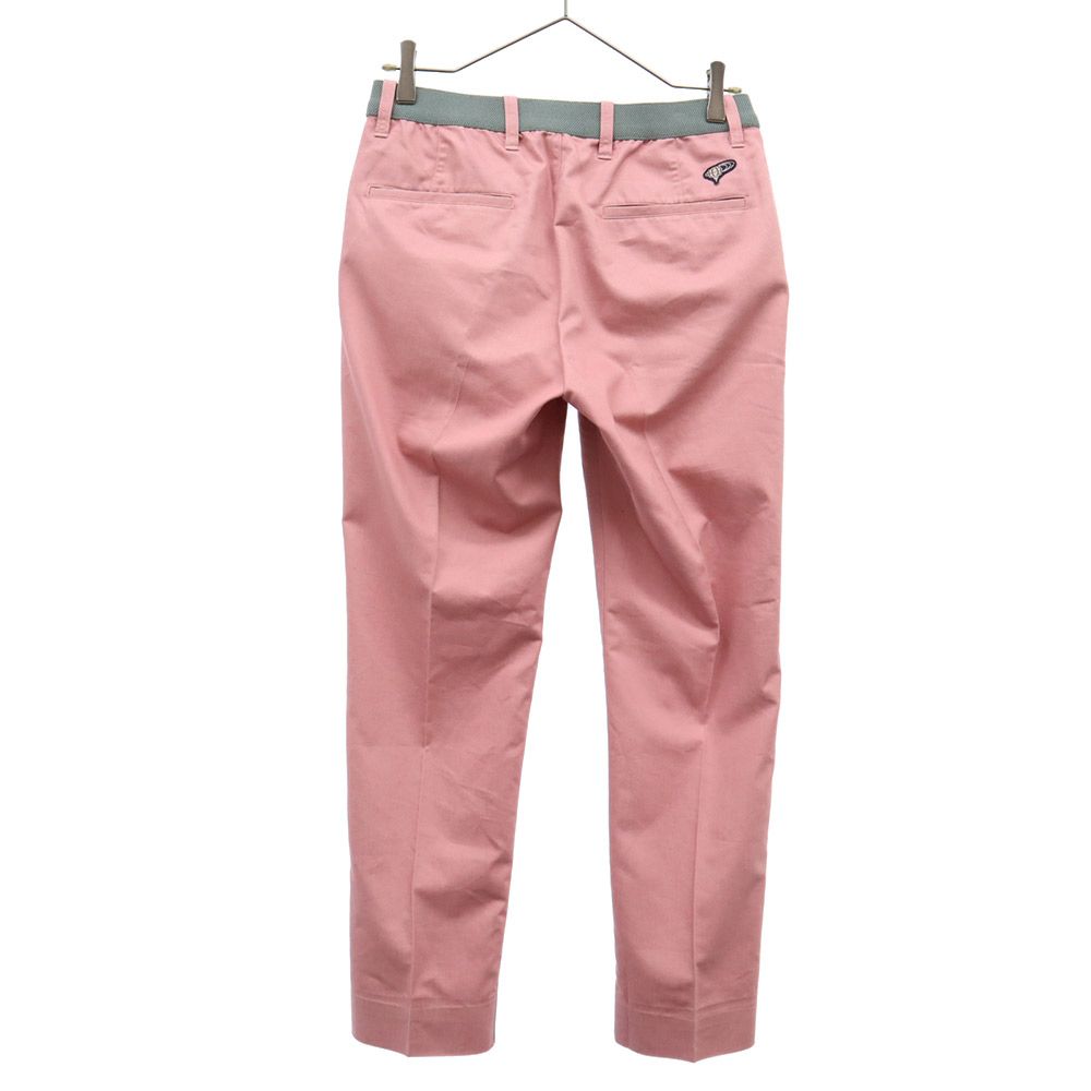 ロゴワッペン ゴルフ ロングパンツ 42 ピンク メンズ