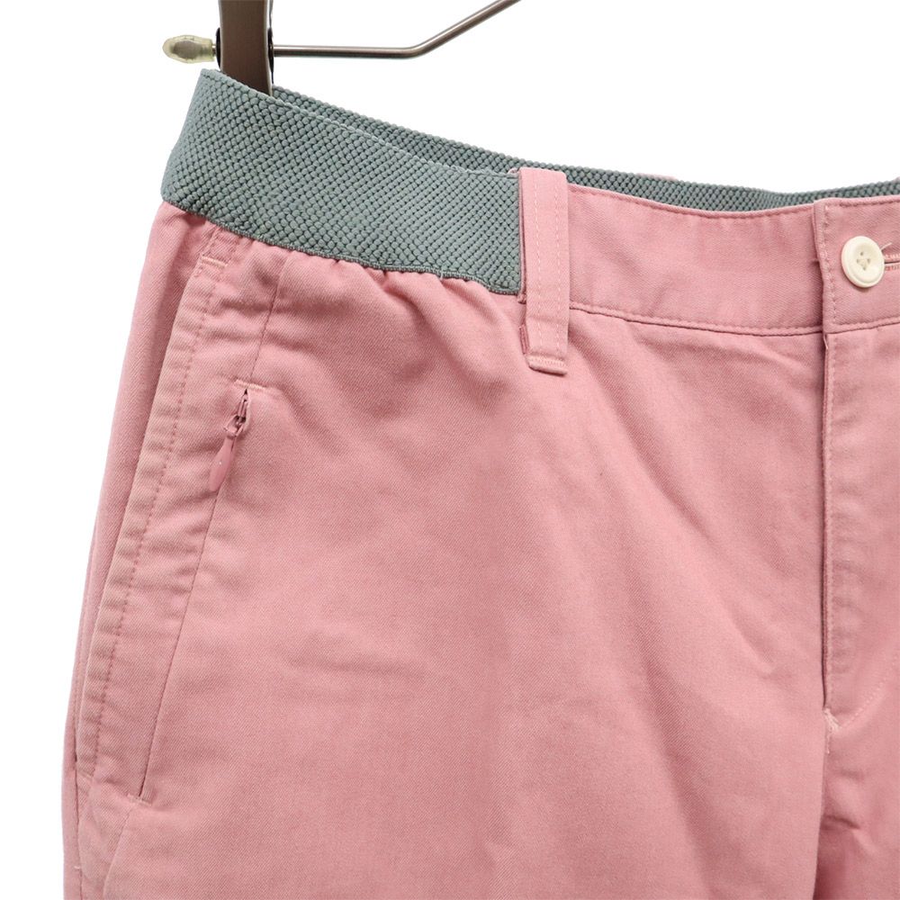 ロゴワッペン ゴルフ ロングパンツ 42 ピンク メンズ