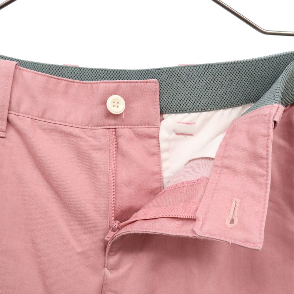 ロゴワッペン ゴルフ ロングパンツ 42 ピンク メンズ