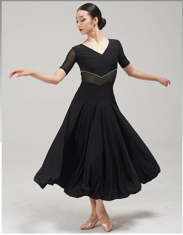 .新作先着限定売れ筋限社交ダンス ドレス スタンダード 社交ダンス衣装 ワンピース 広がる裾 レッスン着 発表会 競技着 練習着 演出用 ワルツ専用ドレス ロング丈 ロングドレス オールシーズン ブラ .新作先着限定売れ筋限社交ダンス ドレス スタンダード 社交ダンス衣装 ワンピース 広がる裾 レッスン着 発表会 競技着 練習着 演出用 ワルツ専用ドレス ロング丈 ロングドレス オールシーズン ブラ