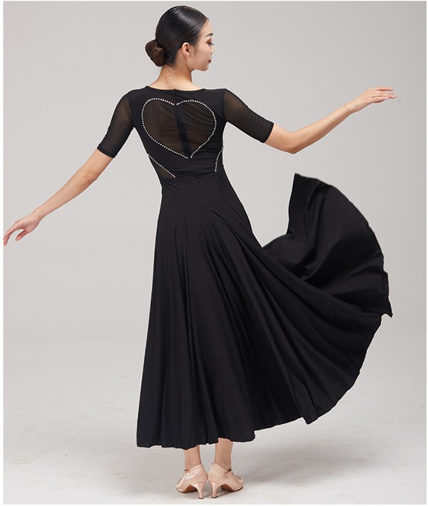 .新作先着限定売れ筋限社交ダンス ドレス スタンダード 社交ダンス衣装 ワンピース 広がる裾 レッスン着 発表会 競技着 練習着 演出用 ワルツ専用ドレス ロング丈 ロングドレス オールシーズン ブラ .新作先着限定売れ筋限社交ダンス ドレス スタンダード 社交ダンス衣装 ワンピース 広がる裾 レッスン着 発表会 競技着 練習着 演出用 ワルツ専用ドレス ロング丈 ロングドレス オールシーズン ブラ