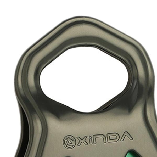 木登り用クライミングプーリーホイール登山用グレーグリーン