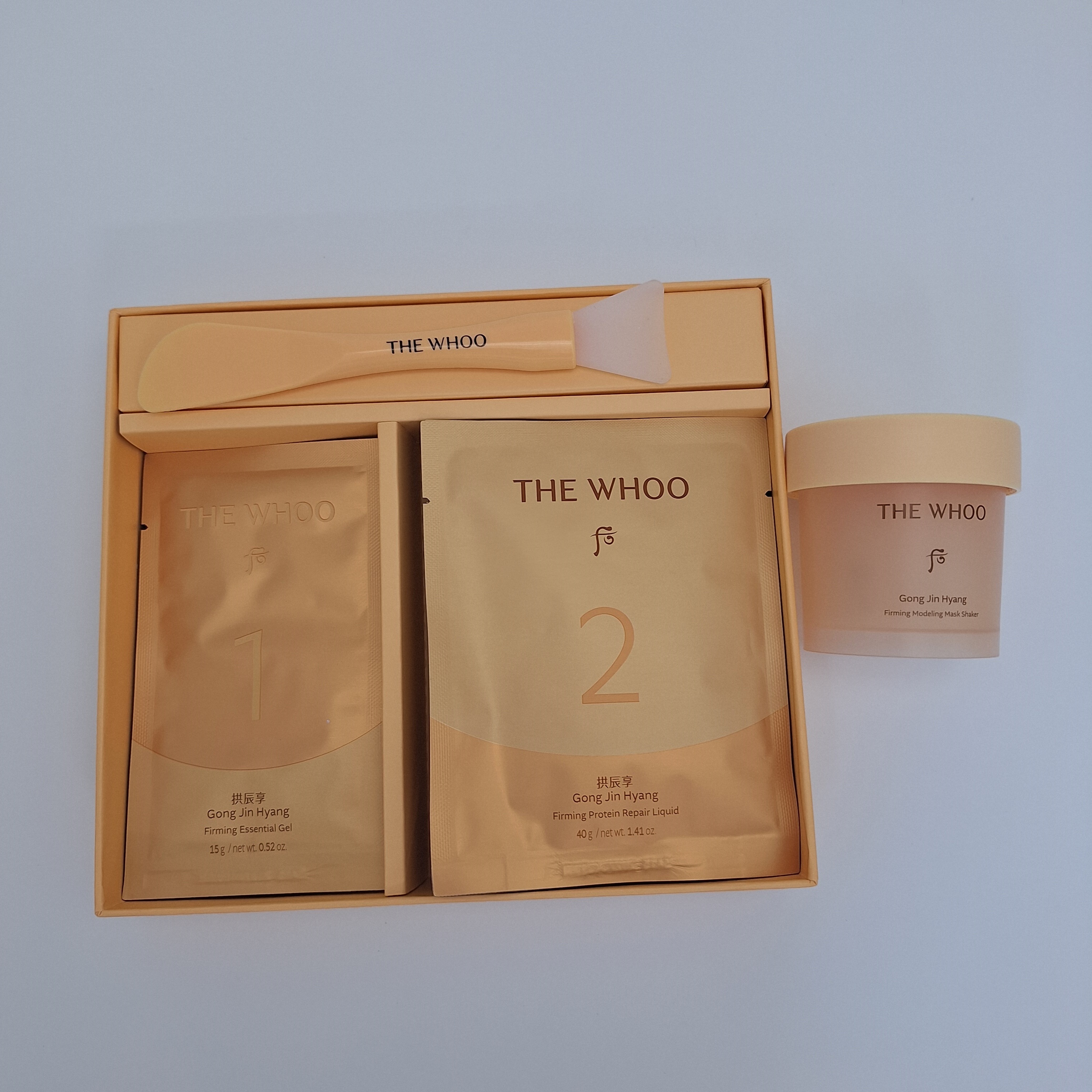 【New】 拱辰享(ゴンジンヒャン) 弾力 シェーキング モデリング マスク プロテイン リペア セット（6回分） 保湿 クーリング感 顔 首 ハリ 集中ケア 韓国 コスメ スキンケア 化粧品 正規品