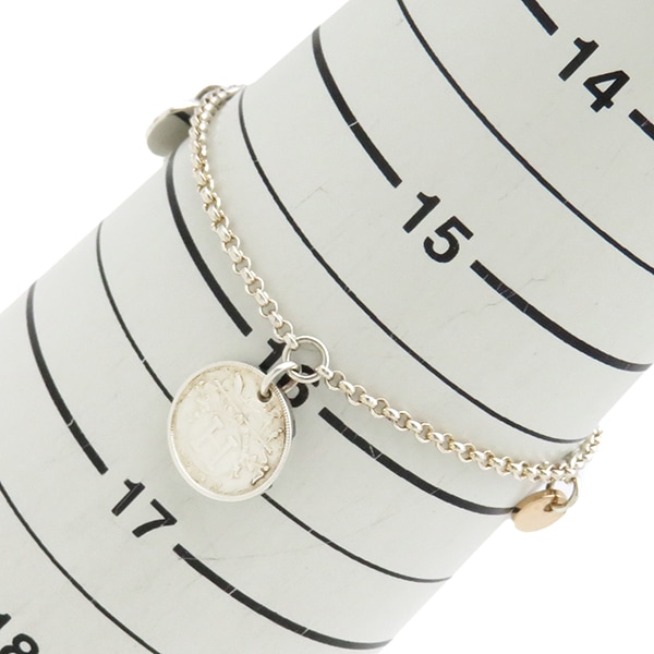 エルメス HERMES ブレスレット エクスリブリス PM シルバー925 K18PG シルバーXピンクゴールド SH SV925 AG925 Au750 18K H120440B 00SH 【箱】【