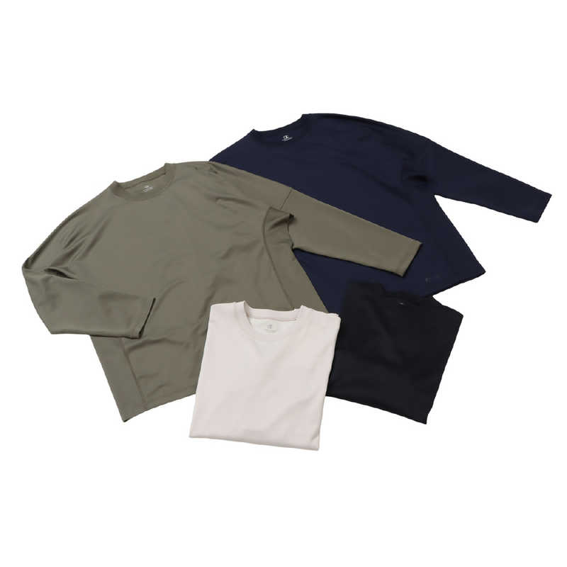 チャンピオン　リカバリーウェア ロングスリーブTシャツ ［XLサイズ］ ブラック　C3-CS490