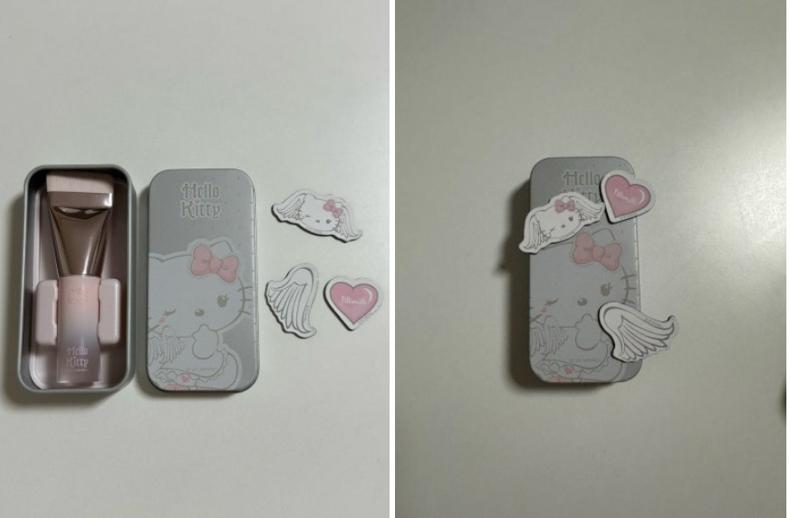 【限定】フィリミリ×ハローキティ 天使と悪魔 ミニスパチュラブラシ 828(4本セット) 【限定】フィリミリ×ハローキティ 天使と悪魔 ミニスパチュラブラシ 828(4本セット)