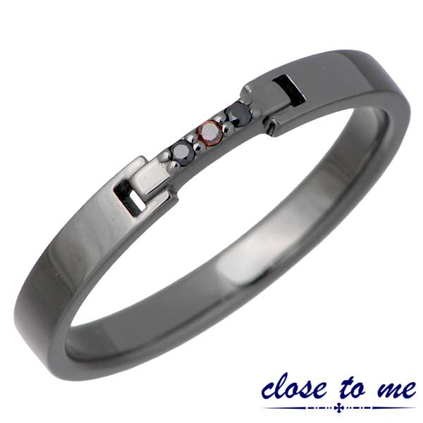 クロストゥーミー close to me シルバー リング レッドダイヤモンド 指輪 クロストゥーミー close to me シルバー リング レッドダイヤモンド 指輪