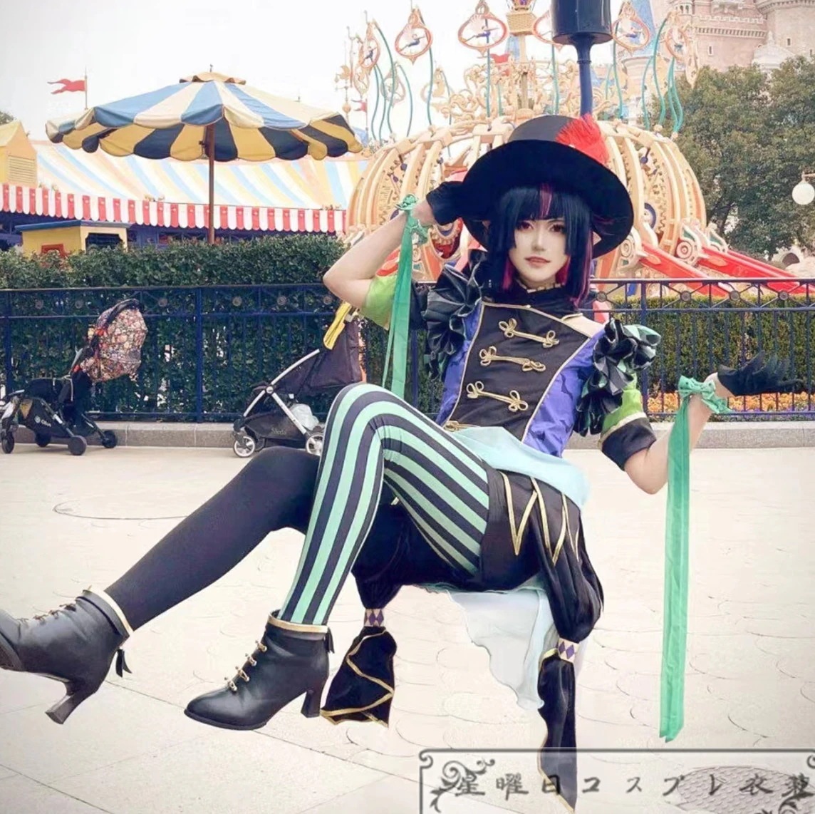 ツイステ ステージインプレイフルランド踊る人形と幻の遊園地 リリア プレイフルドレス コスプレ衣装 コスチューム ツイステ ステージインプレイフルランド踊る人形と幻の遊園地 リリア プレイフルドレス コスプレ衣装 コスチューム