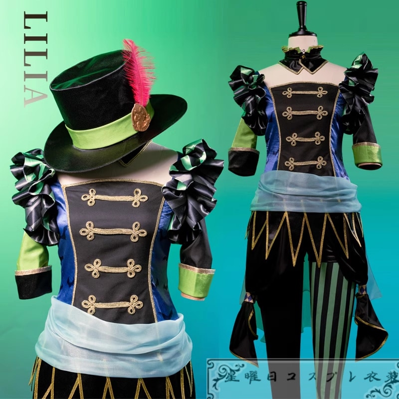 ツイステ ステージインプレイフルランド踊る人形と幻の遊園地 リリア プレイフルドレス コスプレ衣装 コスチューム ツイステ ステージインプレイフルランド踊る人形と幻の遊園地 リリア プレイフルドレス コスプレ衣装 コスチューム