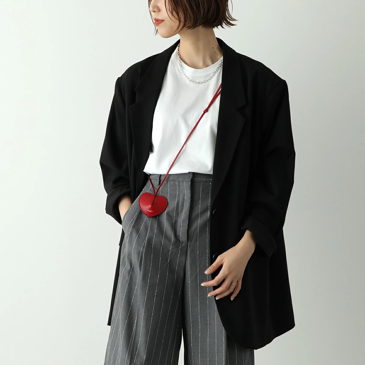 ALAIA アライア キーチェーン LE COEUR AA1P044C0Y75 レディース クロシェット キーベル キーリング ハート ネックストラップ付き レ 【mega】 ALAIA アライア キーチェーン LE COEUR AA1P044C0Y75 レディース クロシェット キーベル キーリング ハート ネックストラップ付き レ 【mega】