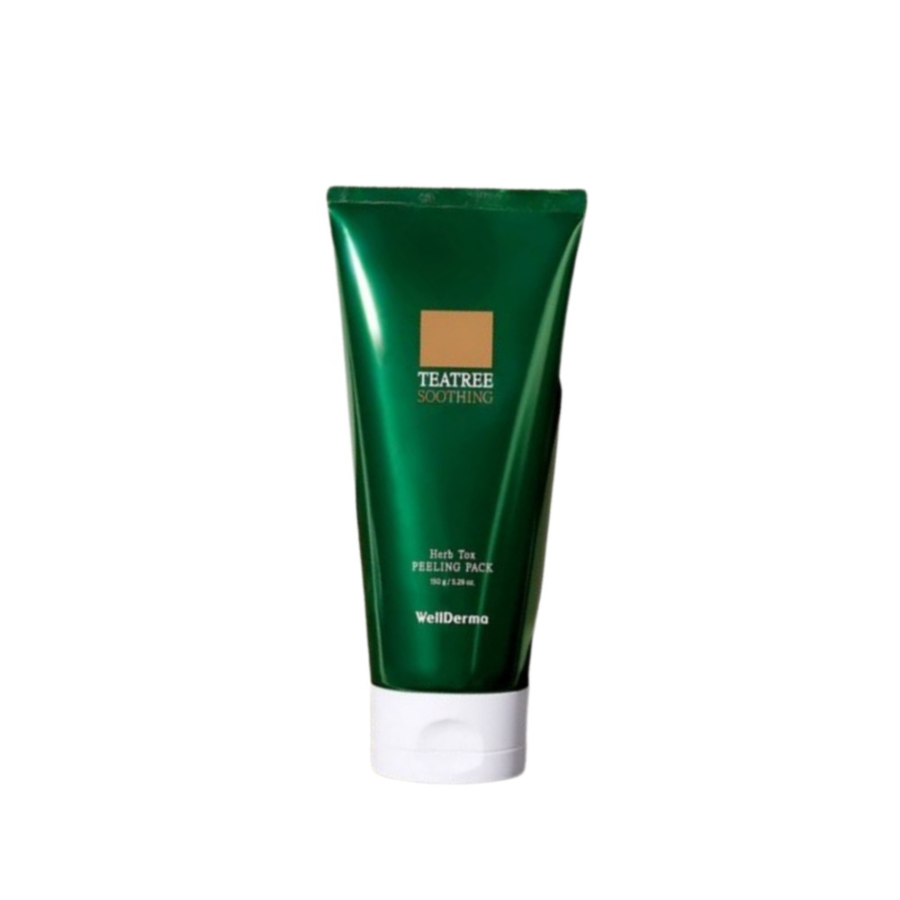 ハーブピーリングパック150g【ツヤ肌, 角質除去, ティーツリー,ヨモギ, 低刺激, 洗い流すパック】