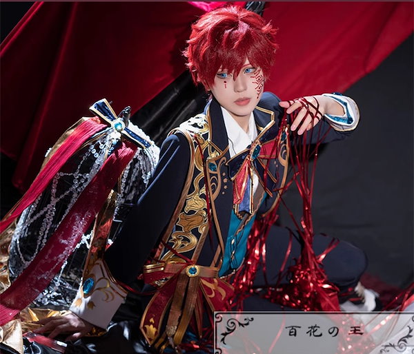 あんさんぶるスターズ風 天城一彩 時光の約 一周年慶 君と出会えた奇迹コスプレ衣装 ウィッグcosplayコスチューム仮装変装アニメ撮影祭り あんスタ 缶バッジ イベコレ コレ缶 中国 葵ひなた フィーチャー テーマ