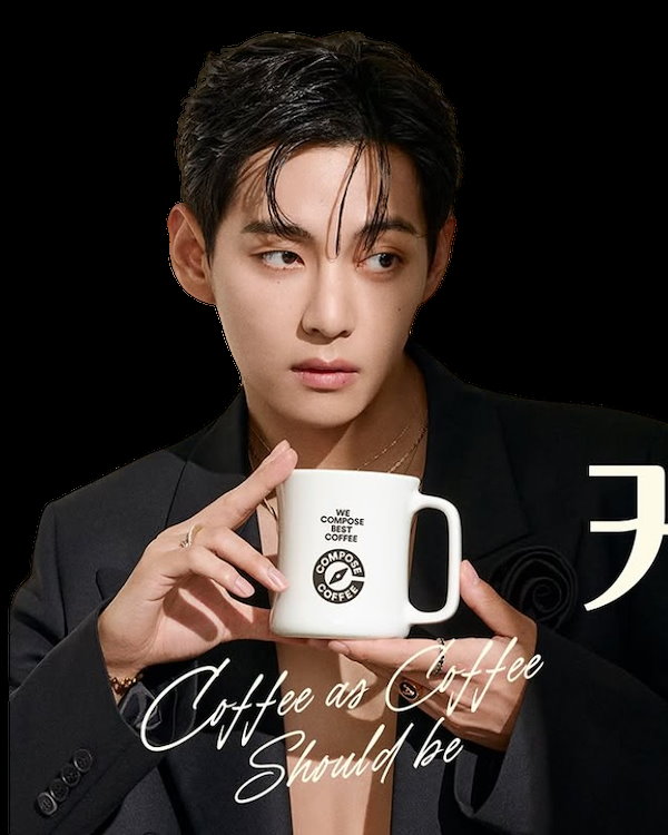 COMPOSE COFFEE マグカップ BTS V カップホルダ 1枚