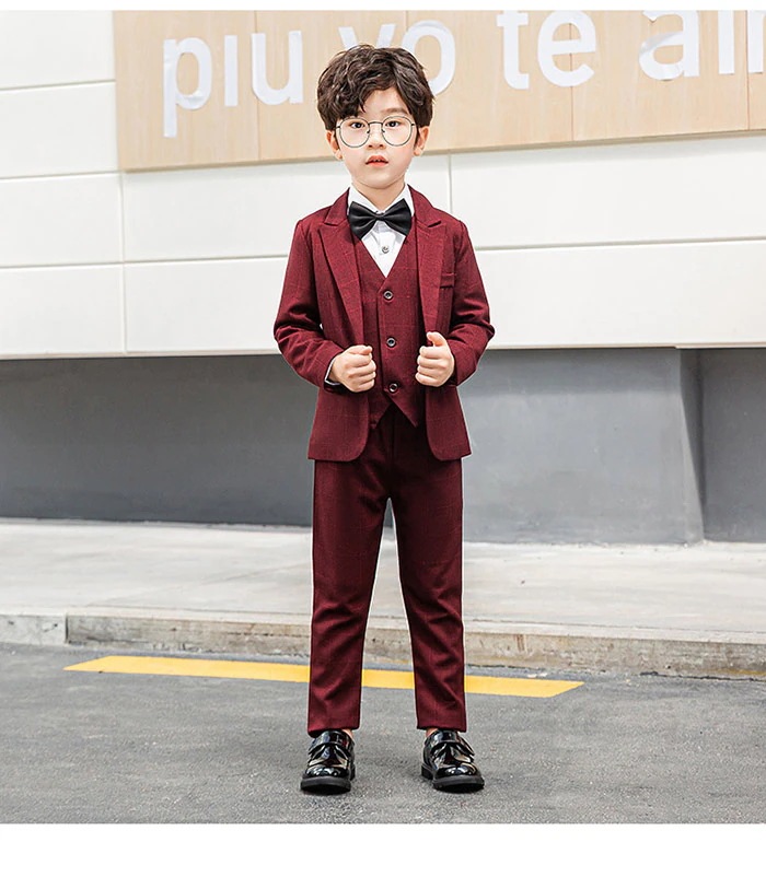 【急速出荷!】入学式 スーツ 男の子 フォーマルスーツ 男の子 卒園式 子供服 男の子 セットアップ 4点セット キッズスーツ おしゃれ お受験 スーツ 発表会 結婚式 フォーマル 男の子 子供スーツ