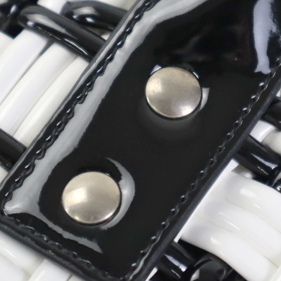 バレンシアガ BALENCIAGA ハンドバッグ ビストロXXS ポリウレタン/ポリエステル ブラック×ホワイト レディース h29744k バレンシアガ BALENCIAGA ハンドバッグ ビストロXXS ポリウレタン/ポリエステル ブラック×ホワイト レディース h29744k