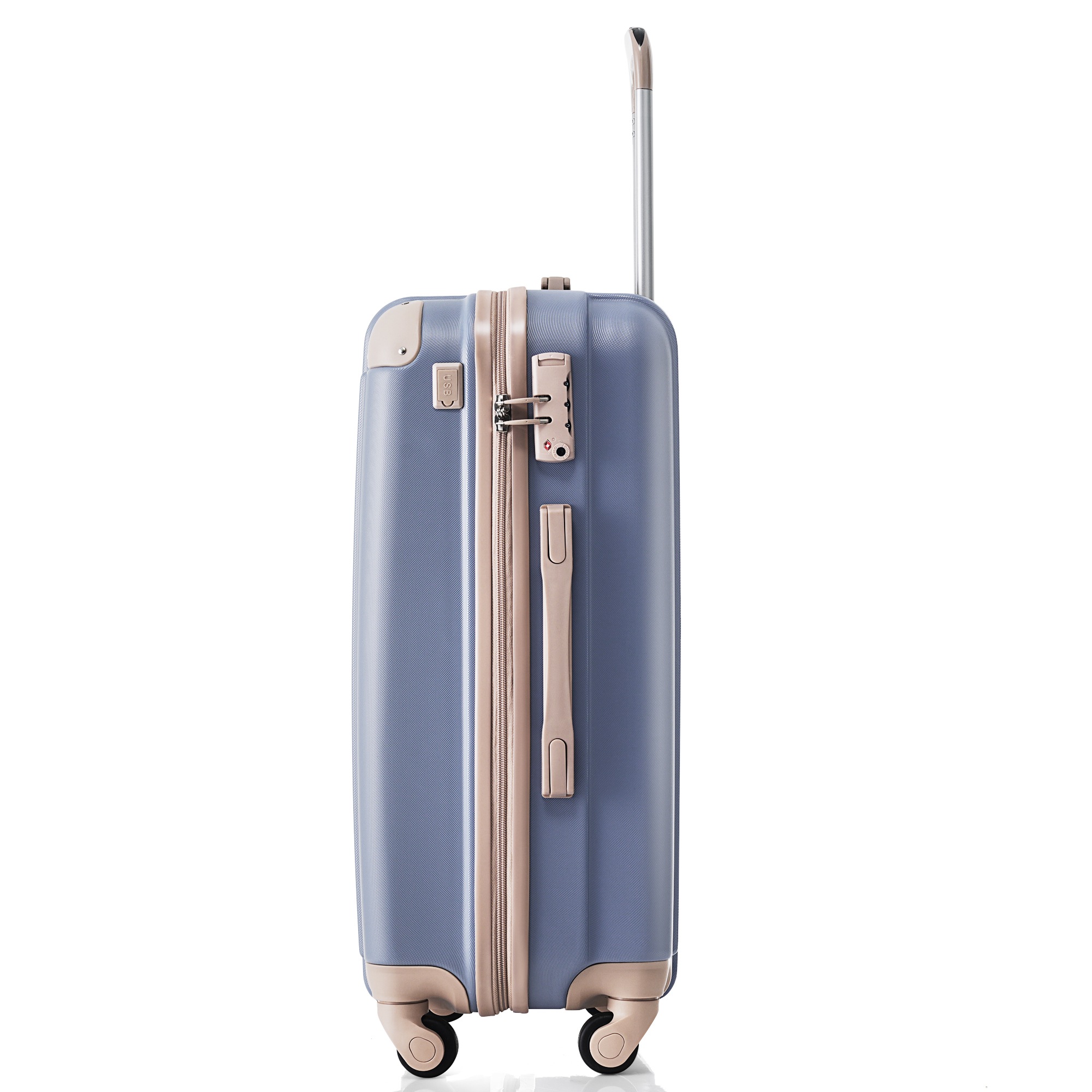 【国内発送&送·料·無·料】スーツケース超軽量キャリーバッグTSAロック搭載4日-7日Mサイズ中型キャリーケースUSB充電ポート付きカップホルダー付き 【国内発送&送·料·無·料】スーツケース超軽量キャリーバッグTSAロック搭載4日-7日Mサイズ中型キャリーケースUSB充電ポート付きカップホルダー付き