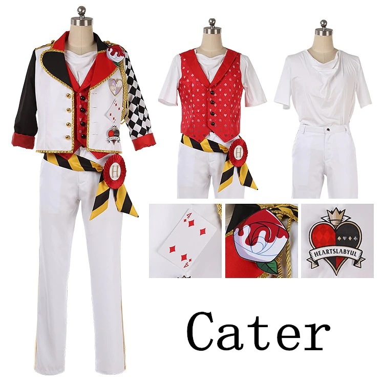 変装 仮装 イベント 学園祭 コスチューム コスプレ衣装 Trey Riddle Deuce Cater Ace HEARTSLABYUL寮 ツイステ ツイステッドワンダーランド スーツ ハロウィン 変装 仮装 イベント 学園祭 コスチューム コスプレ衣装 Trey Riddle Deuce Cater Ace HEARTSLABYUL寮 ツイステ ツイステッドワンダーランド スーツ ハロウィン