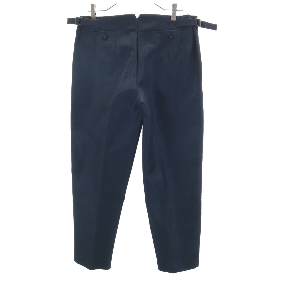イタリア製 ロングパンツ 48 ネイビー メンズ 古着 イタリア製 ロングパンツ 48 ネイビー メンズ 古着