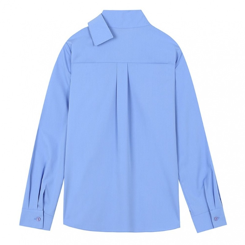 [C] タイカラネックシャーリングブラウスホワイト SGBAB2415