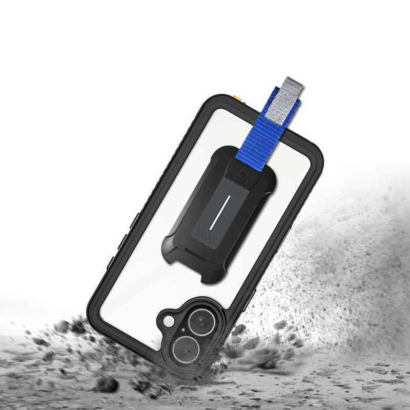 ARMORX　ARMOR-X - IP68 Waterproof Case with Hand Strap for iPhone 16 ［ Black ］　MX-IPH-16_3