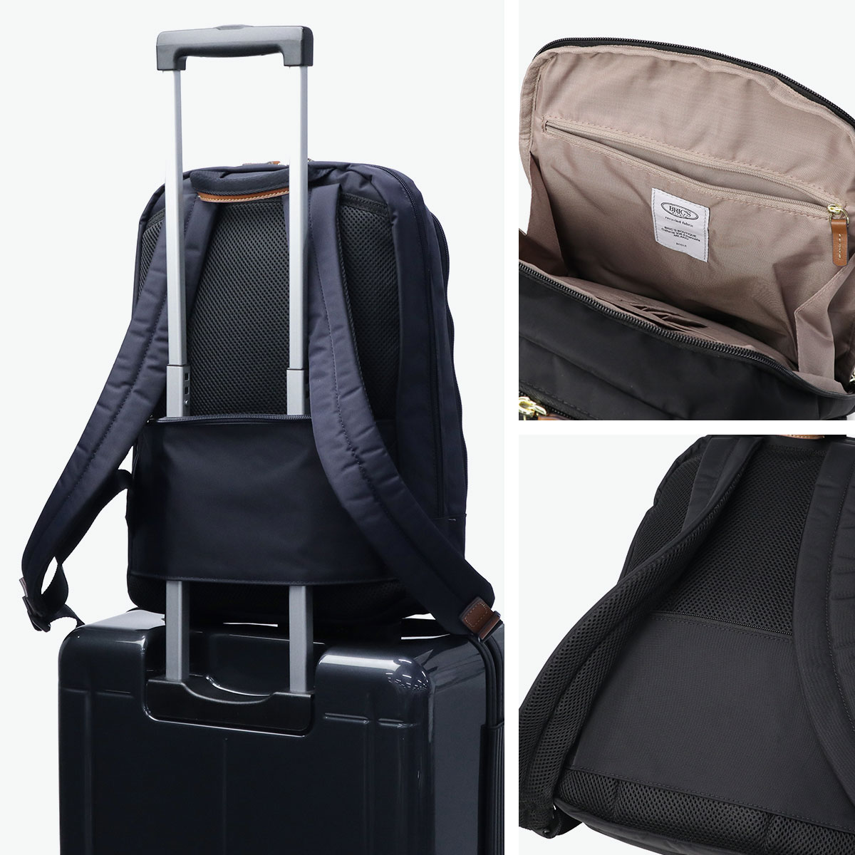 正規品2年保証 リュック メンズ レディース リュックサック 軽量 軽い ブランド おしゃれ シンプル PC収納 ナイロン カジュアル バックパック A4 X-TRAVEL 89067_4