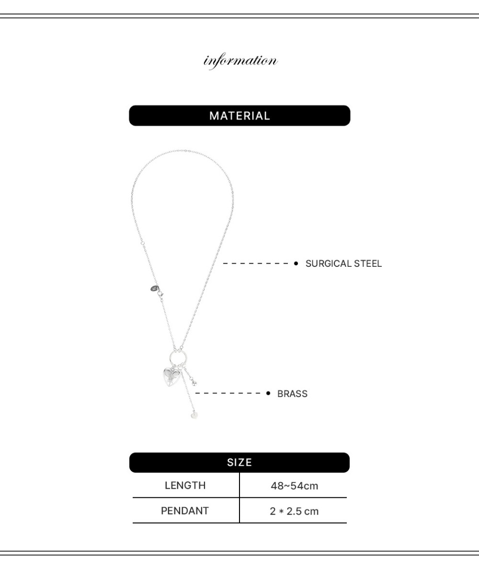 NFF ember necklace silver エンバーネックレス シルバー 韓国アクセサリー 正規品 ネックレス_12