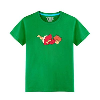 Qoo10] 半袖 Tシャツ かわいい崖の上のポニョプ : レディース服