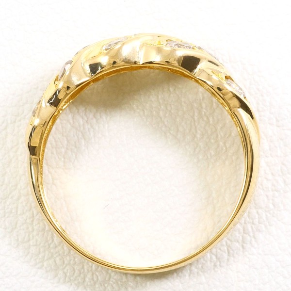 K18 18金 YG リング 指輪 12号 ブラウンダイヤ 1.00 ジュエリー 中古 K18 18金 YG リング 指輪 12号 ブラウンダイヤ 1.00 ジュエリー 中古