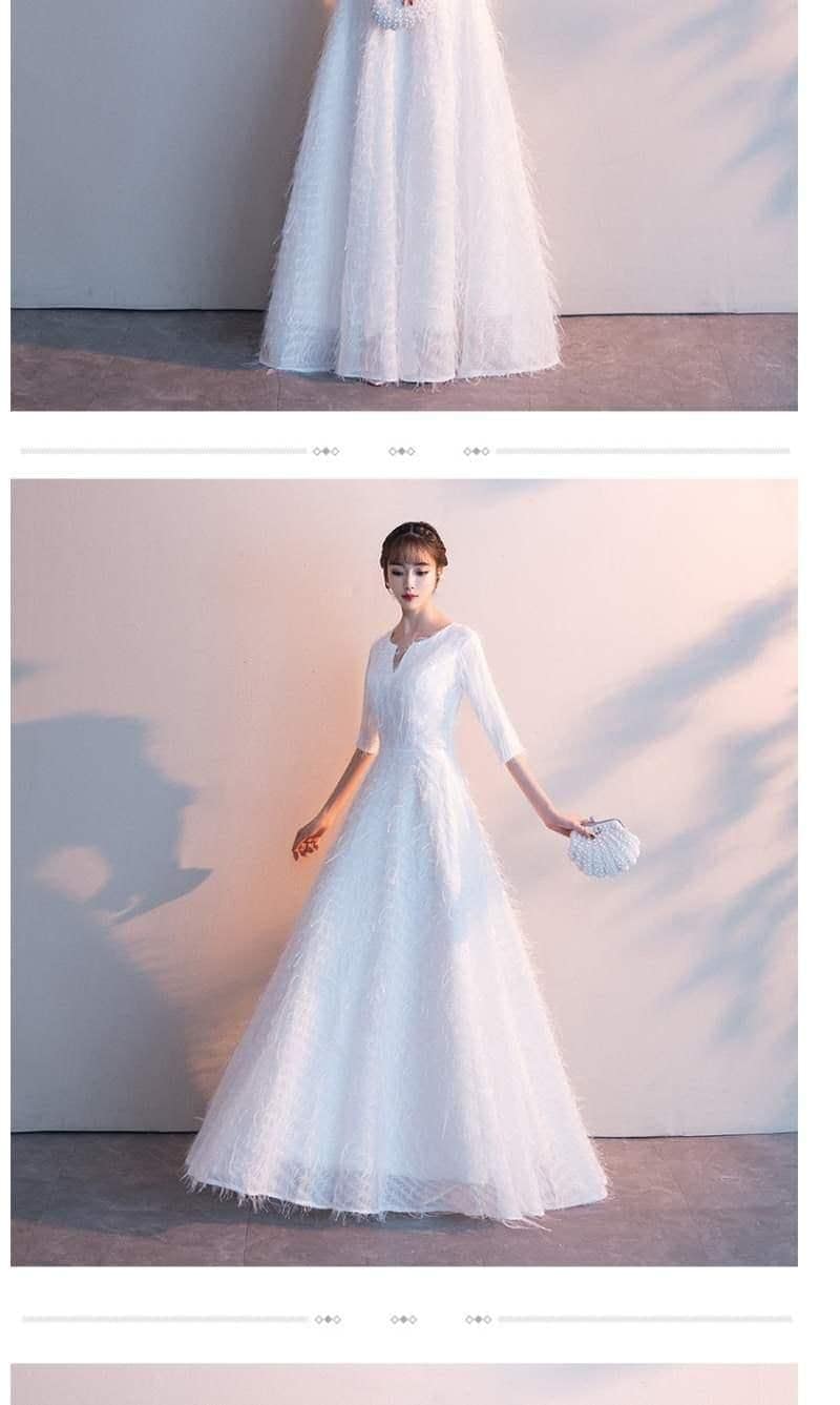 イブニングドレス 女性 宴会 高貴な白人ホスト 凛とした雰囲気 エレガント ロング 2024春ドレス