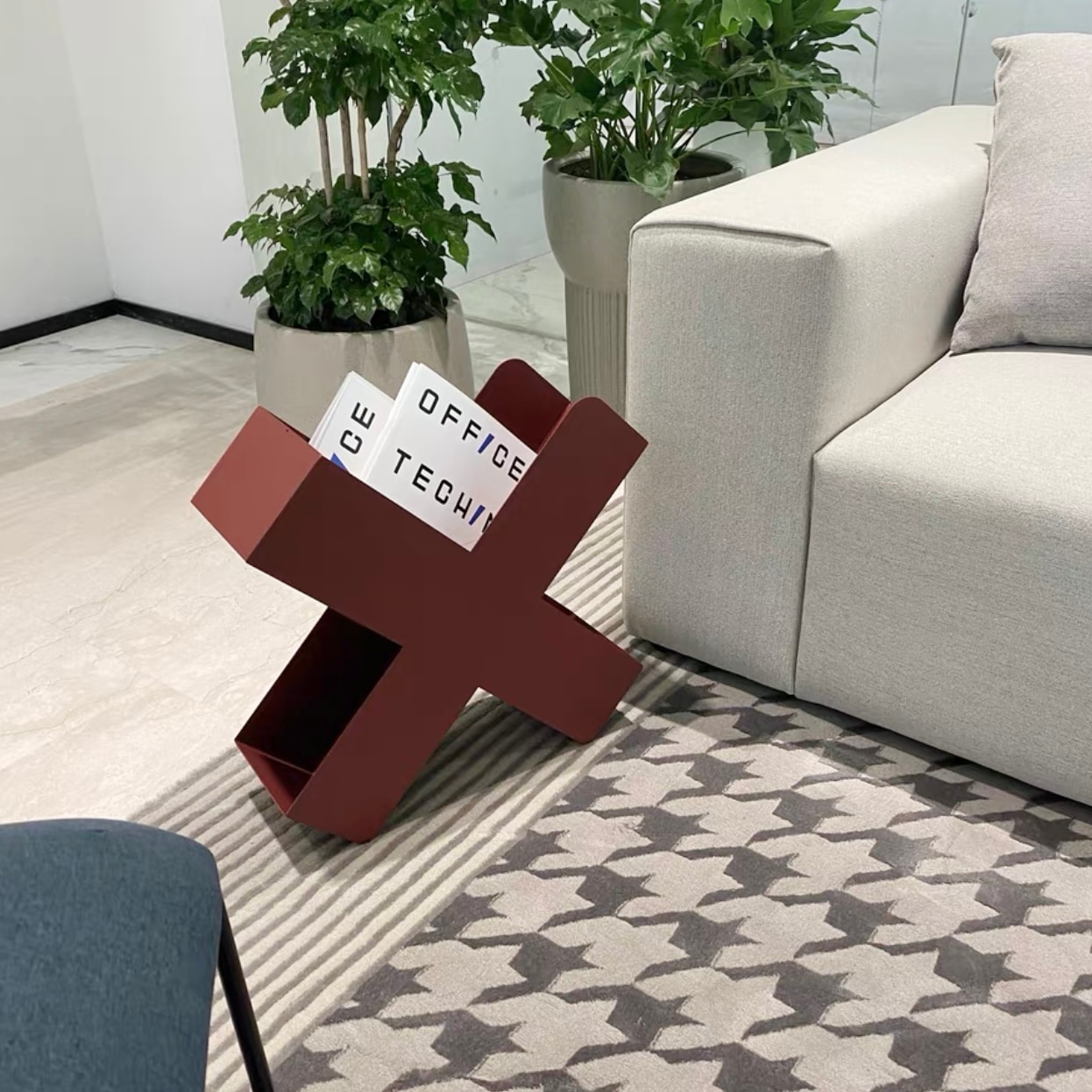 X型 アイアン マガジンラック 収納 ブックスタンド 全4色 おしゃれ 韓国インテリア 韓国雑貨 韓国っぽ インテリア雑貨 韓国 70PARK