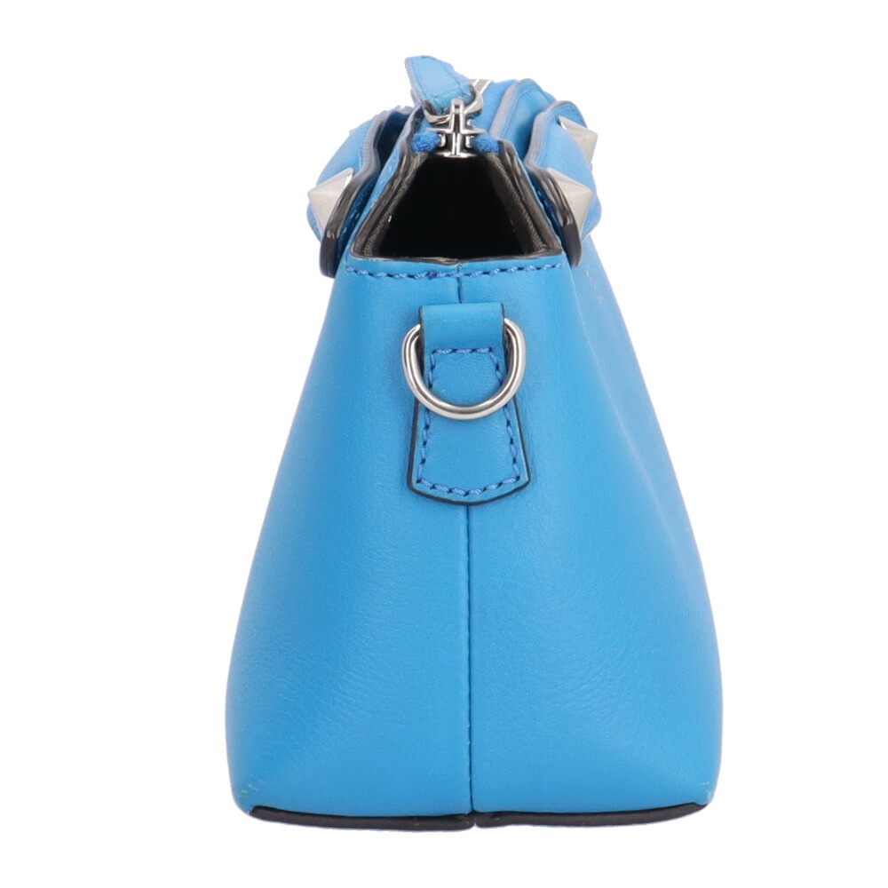 フェンディ バイザウェイミニ ショルダーバッグ レザー 8BL135-1D5 ブルー FENDI 中古_3