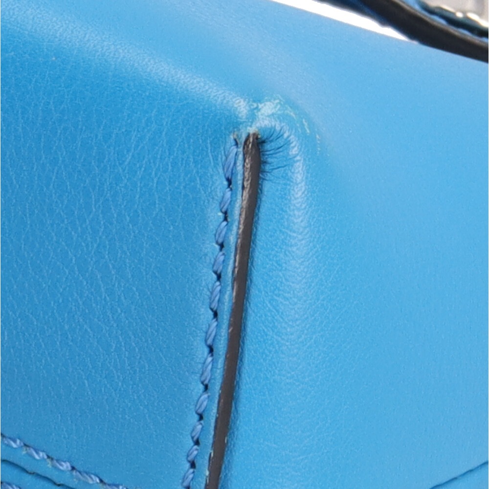 フェンディ バイザウェイミニ ショルダーバッグ レザー 8BL135-1D5 ブルー FENDI 中古_8