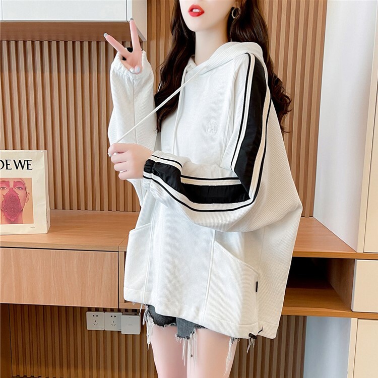 トップス パーカー フーディー 長袖 Vネック ストレート フード付き ポケット かわいい 大人可愛い カジュアル 大人 おしゃれ お洒落 かっこいい 大人可愛い 大人女子 こなれ感 ラフ