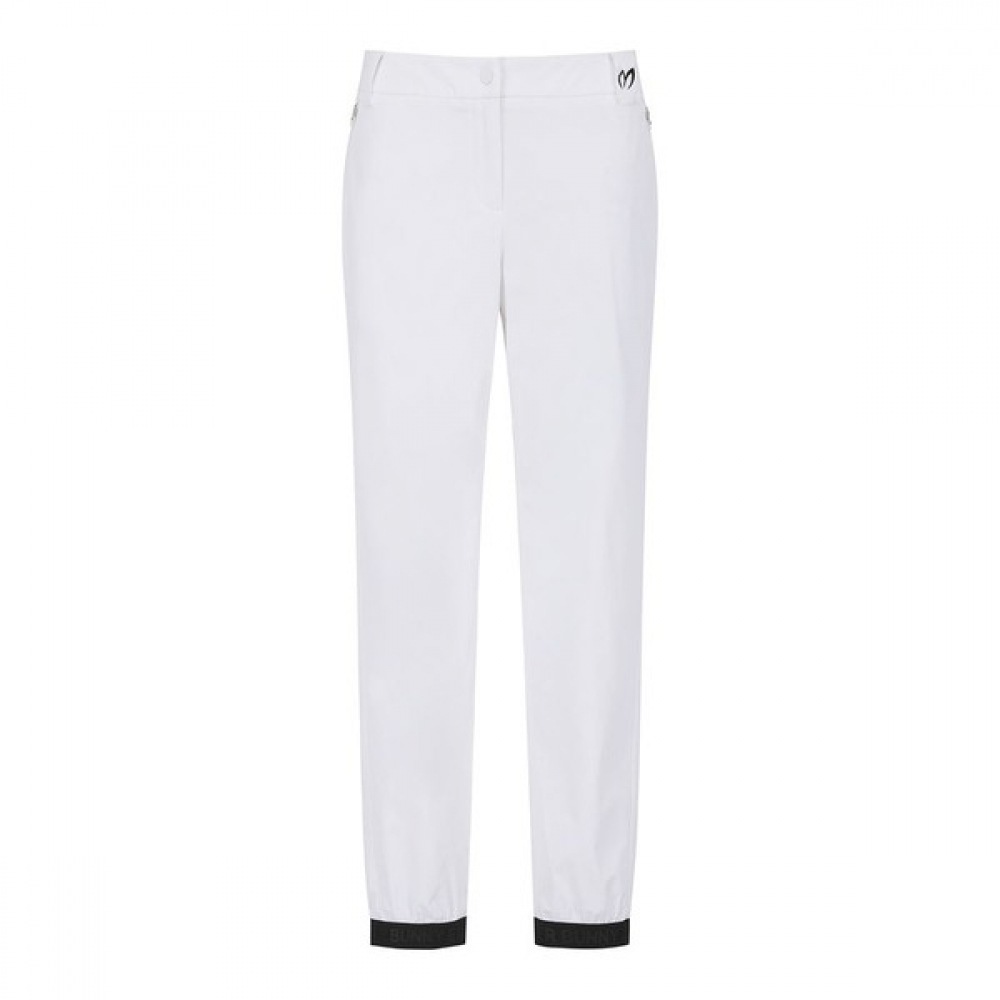 [マスターバニー] レディースロゴバンディングストレッチジョガーパンツ