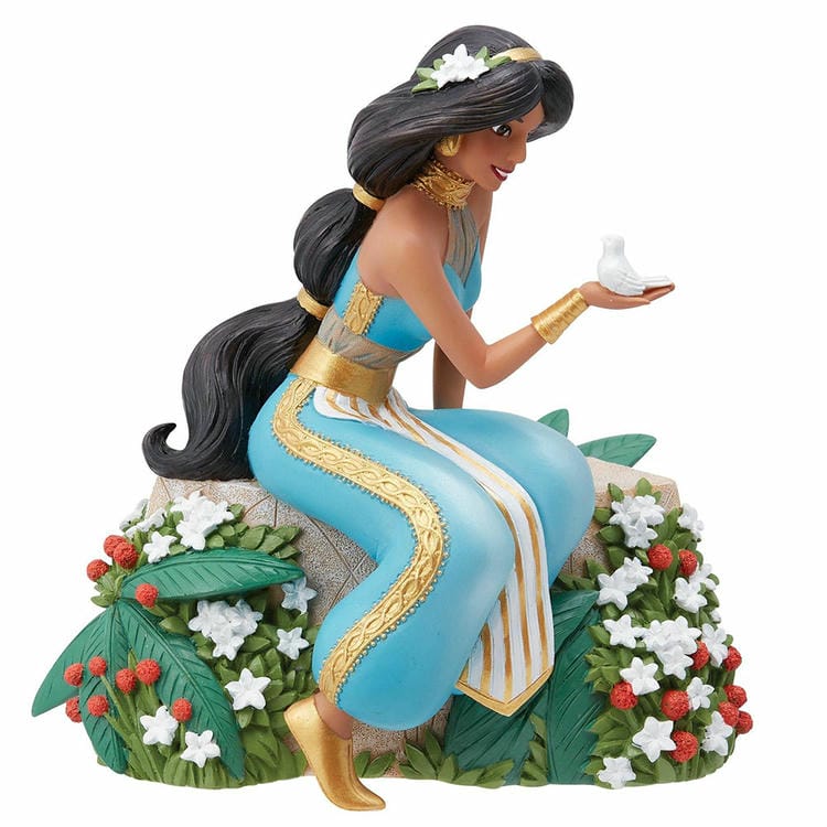 enesco エネスコ Disney Showcase ジャスミン ボタニカル フィギュア ディズニー アラジン ディズニープリンセス お姫様 人気 キャラクター 人形 ドール 大人向け グッズ 置物_2