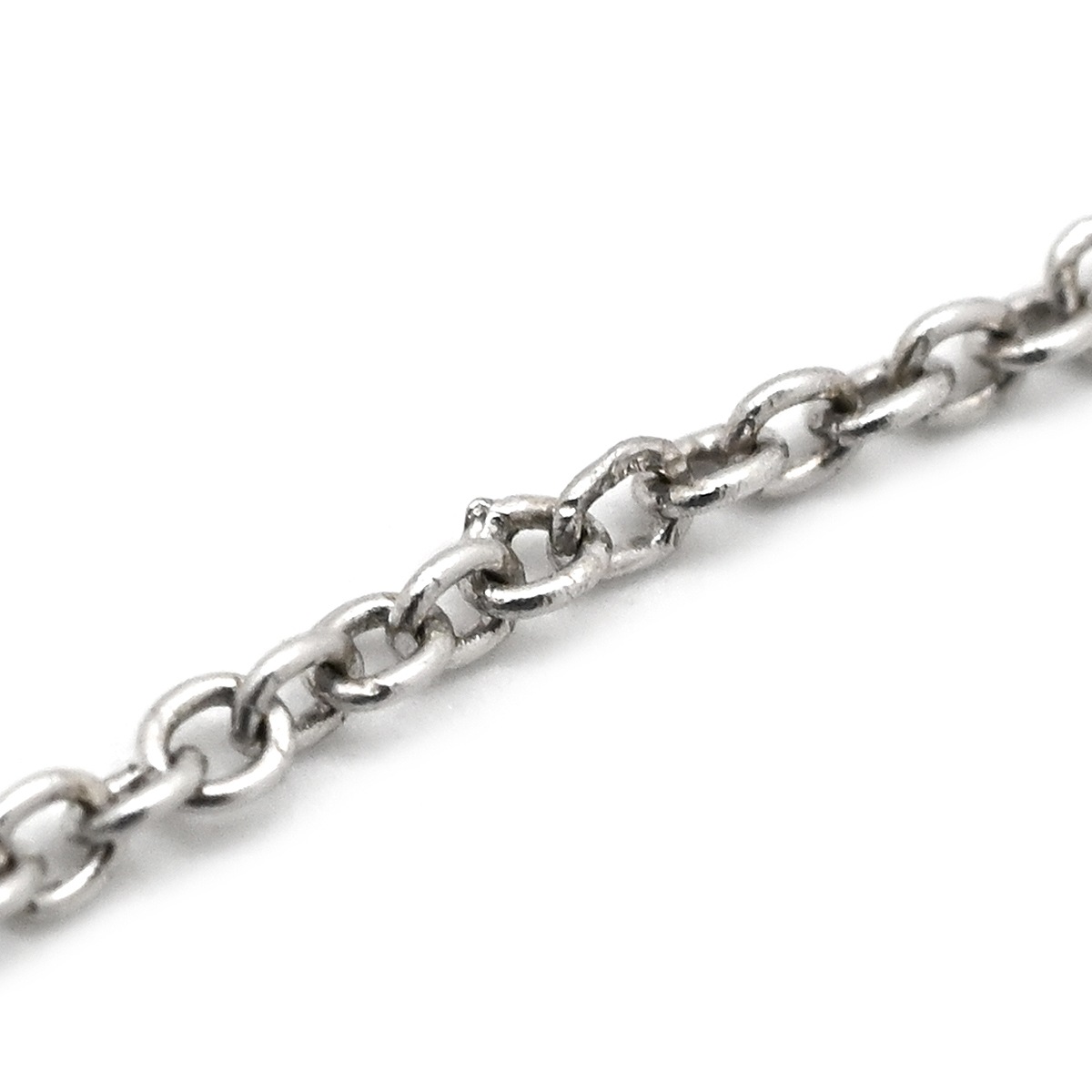 ネックレス レイヤード ダイヤモンド ホワイトゴールド Au750 18K 18金 2連 2重 フラワー 花モチーフ 【中古】_5