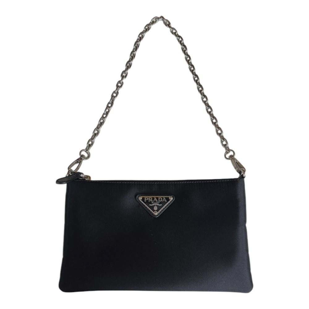 プラダ ショルダーバッグ ナイロン 1BG364 ブラック PRADA 中古 美品_6