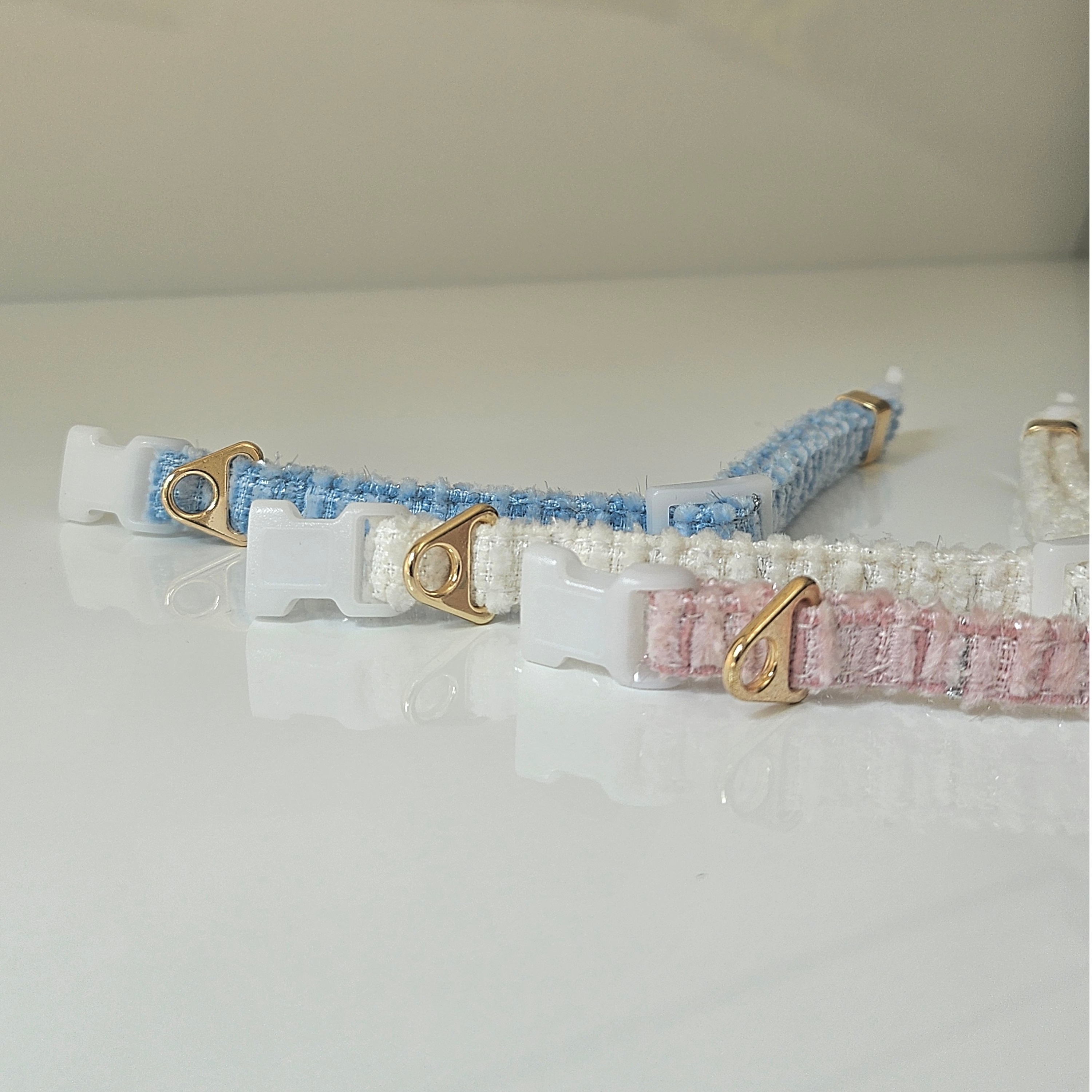 【3set】Twinkle Dog Collar + Lead&Pouch(首輪＋リード＆ポーチ)お散歩グッズ　韓国グッズ　ドッグウェア　犬用品　ペット用品　愛犬　愛犬グッズ　おしゃれな犬　脱げない