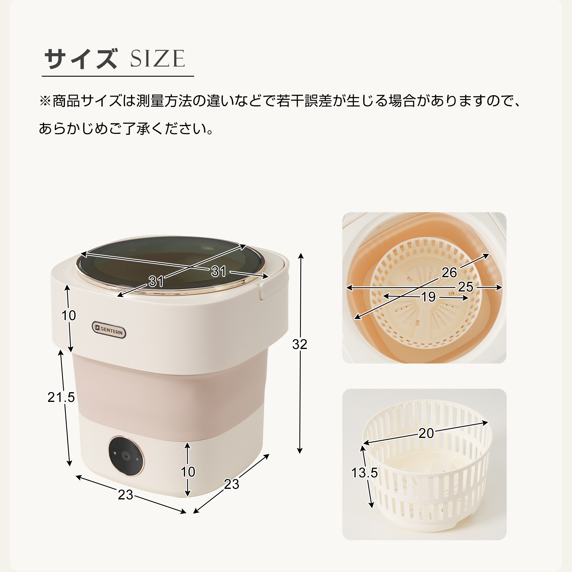 【国内発送】A 36【2台】小型洗濯機 折り畳み洗濯機 8.5L 仕分け洗い 別洗い 洗濯機 折りたたみ ミニランドリー 小型 小さい 収納 隙間 一人暮らし バケツ バケツ型 汚れ マスク ベビー服_3