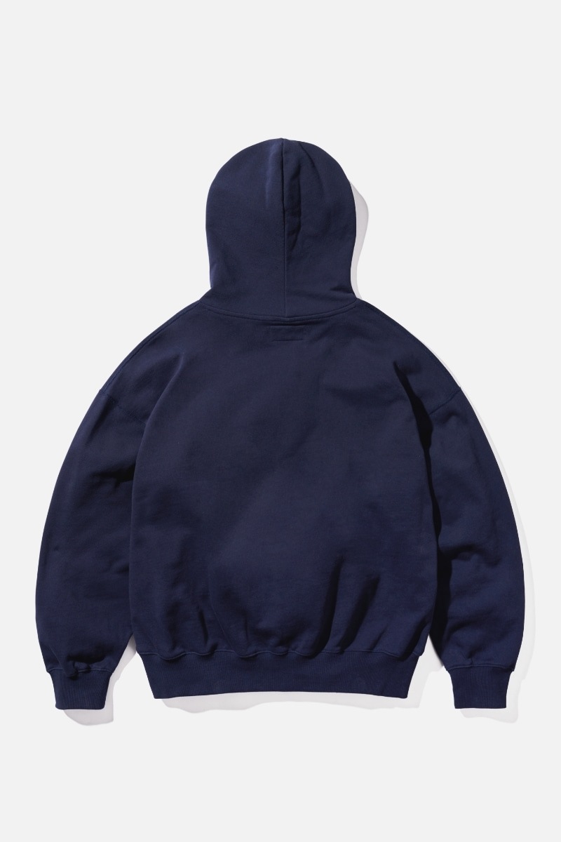AECA WHITE】 EVERYDAY AECA CLOVER HOODIE : NAVY フード付き