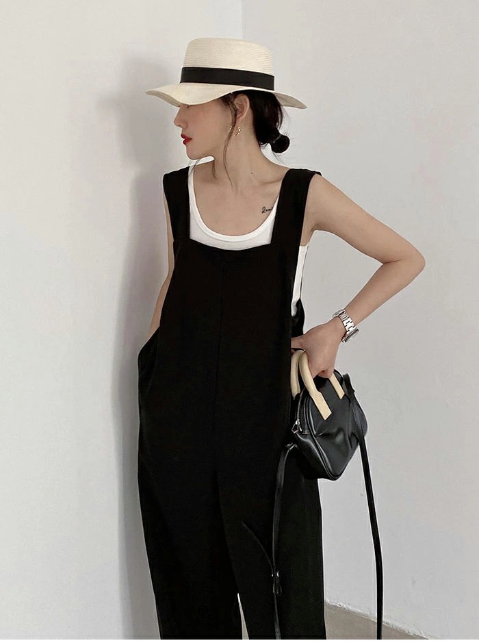 サロペット パンツ キレイめ オールインワン レディース サロペット サロペットパンツ レディース レディースファッション パンツ ワイドパンツ レディース 楽ちん ボトムス カジュアル 体型カバー