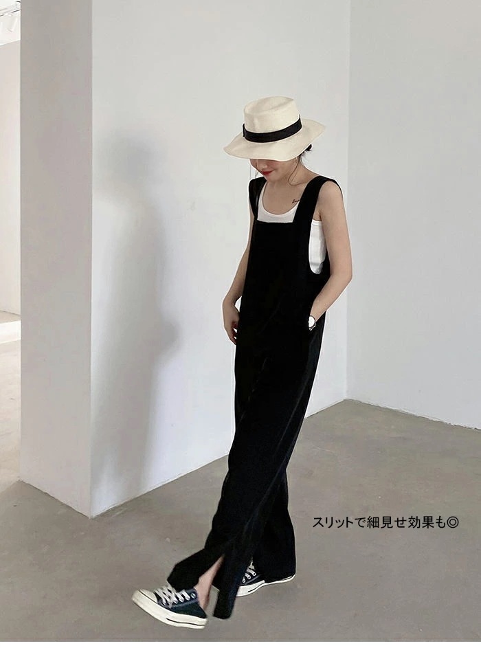 サロペット パンツ キレイめ オールインワン レディース サロペット サロペットパンツ レディース レディースファッション パンツ ワイドパンツ レディース 楽ちん ボトムス カジュアル 体型カバー