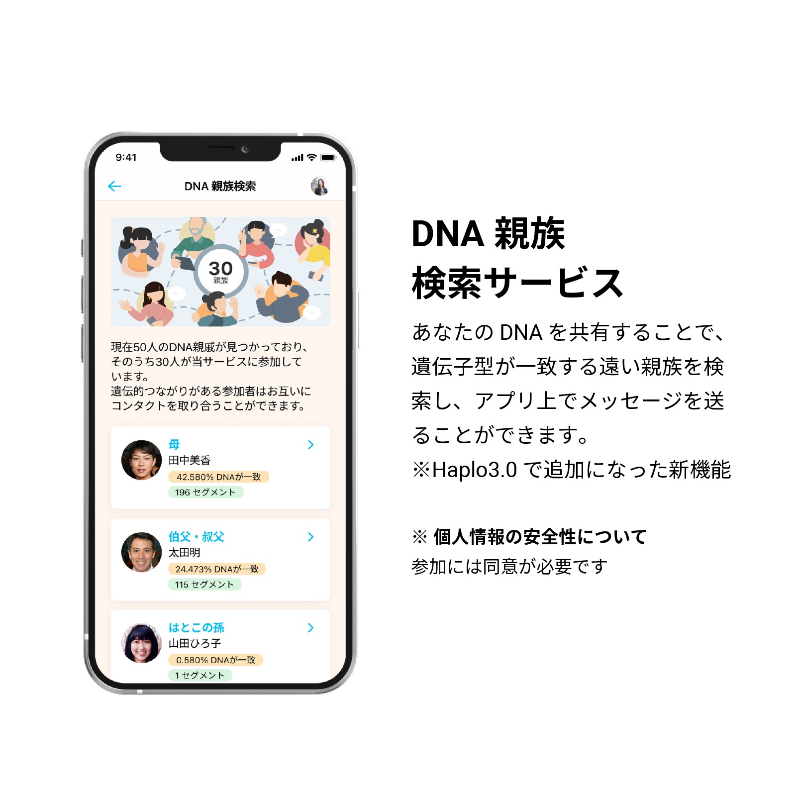 祖先を調べる遺伝子検査キットHaplo3.0 国立遺伝学研究所監修 / DNA親族検索付