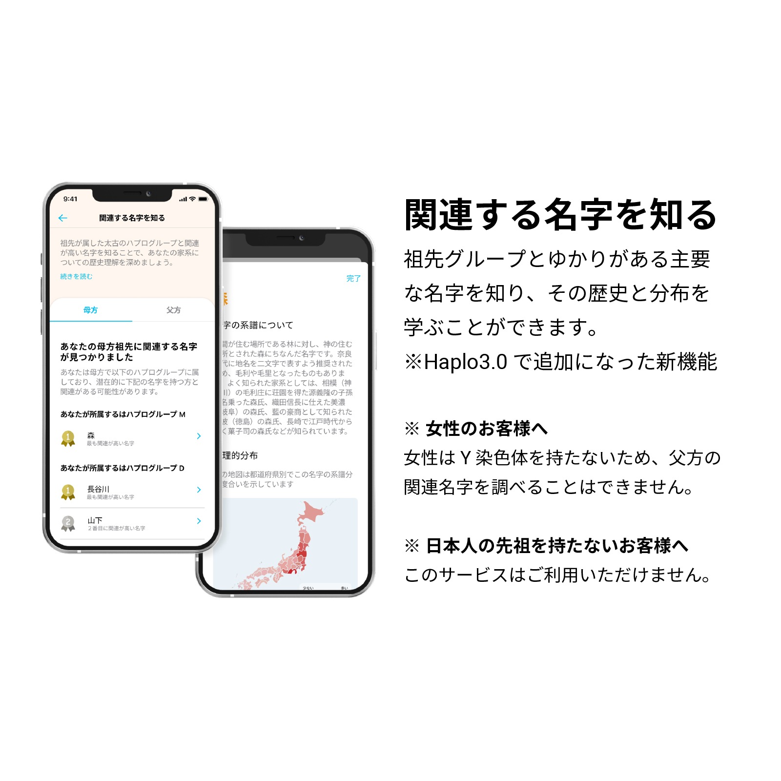 祖先を調べる遺伝子検査キットHaplo3.0 国立遺伝学研究所監修 / DNA親族検索付