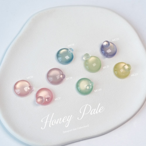 [FAUVE] 【HoneyPale : Magnet Gel Collection】 8色 セット / ハニーペール：マグネットジェル / 8種類の多彩で淡い蜂蜜色のシトラスマグネットジェル